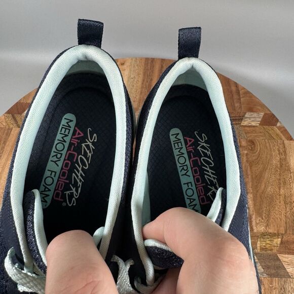 Skechers Womens Flex Appeal 3.0 13070 Blue Running Shoes Sneakers Size 7.5 - Picture 8 of 9